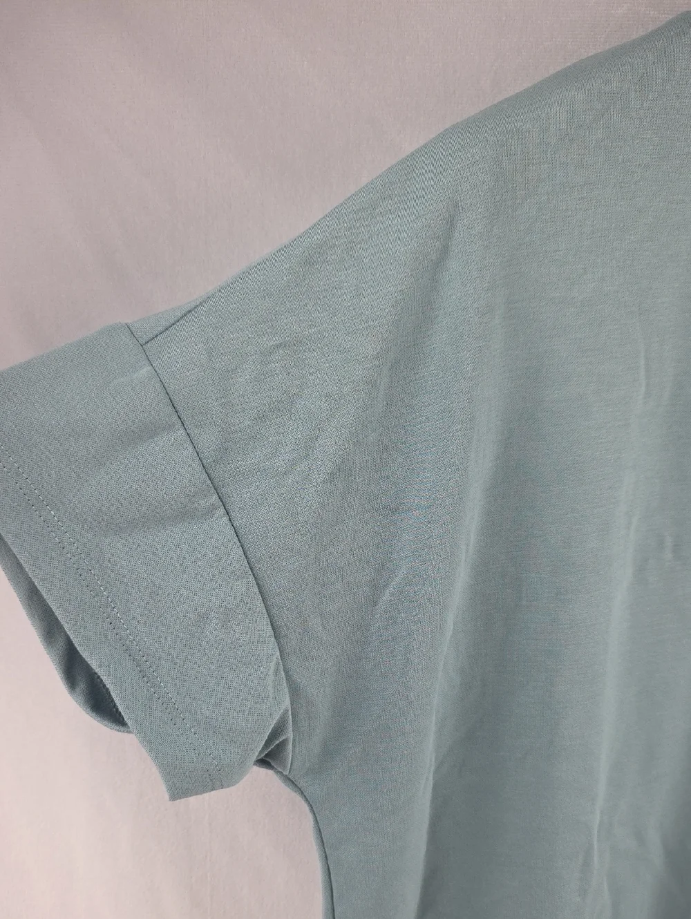 NWT Cable & Gauge Teal Vneck Loose Fit Oversized Dropped Shoulder Tshirt Lg Y73 - Picture 3 of 7